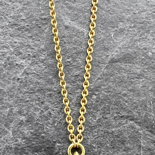 Kette mit Diamant und Brillant