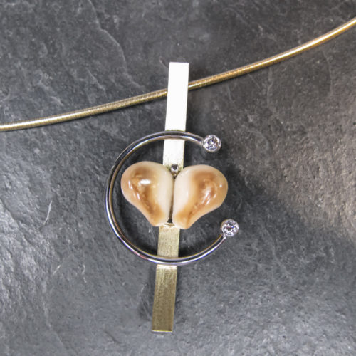 Jagdschmuck Kette mit Grandel-Anhänger