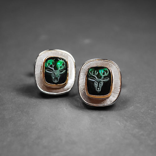 Jagdschmuck Manschettenknöpfe