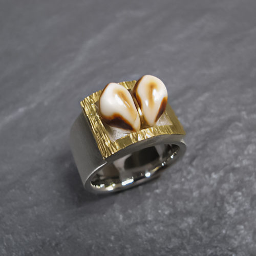 Jagdschmuck Ring mit Grandel